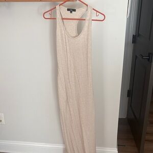 Lulu's Cream Maxi Dress